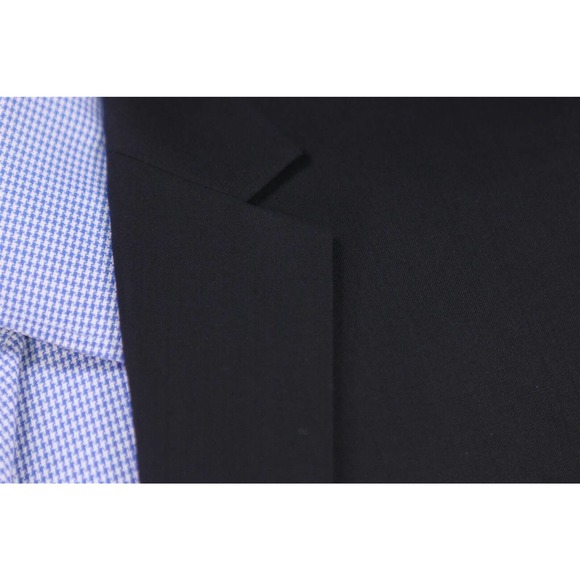 Hugo Boss Red Label Current Solid Black 2-Btn Slim Fit Wool Blazer 38S - Picture 5 of 10